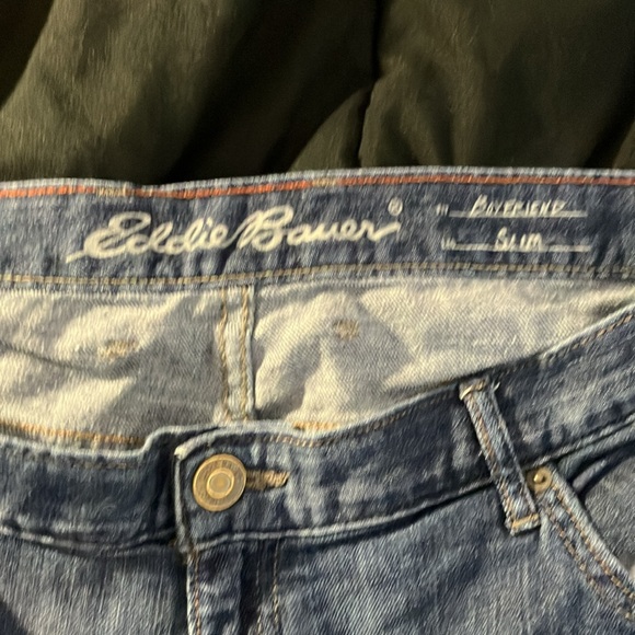 Eddie Bauer W 18 Boyfriend Slim Jeans - Picture 2 of 4